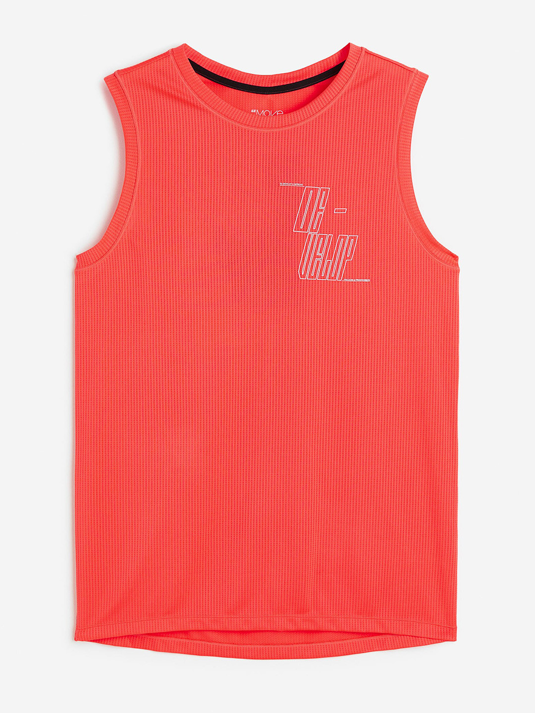 

H&M Men DryMove Running Vest Top, Orange