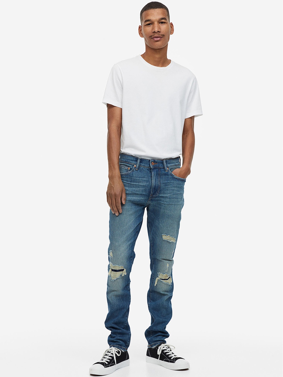 

H&M Men Skinny Jeans, Blue
