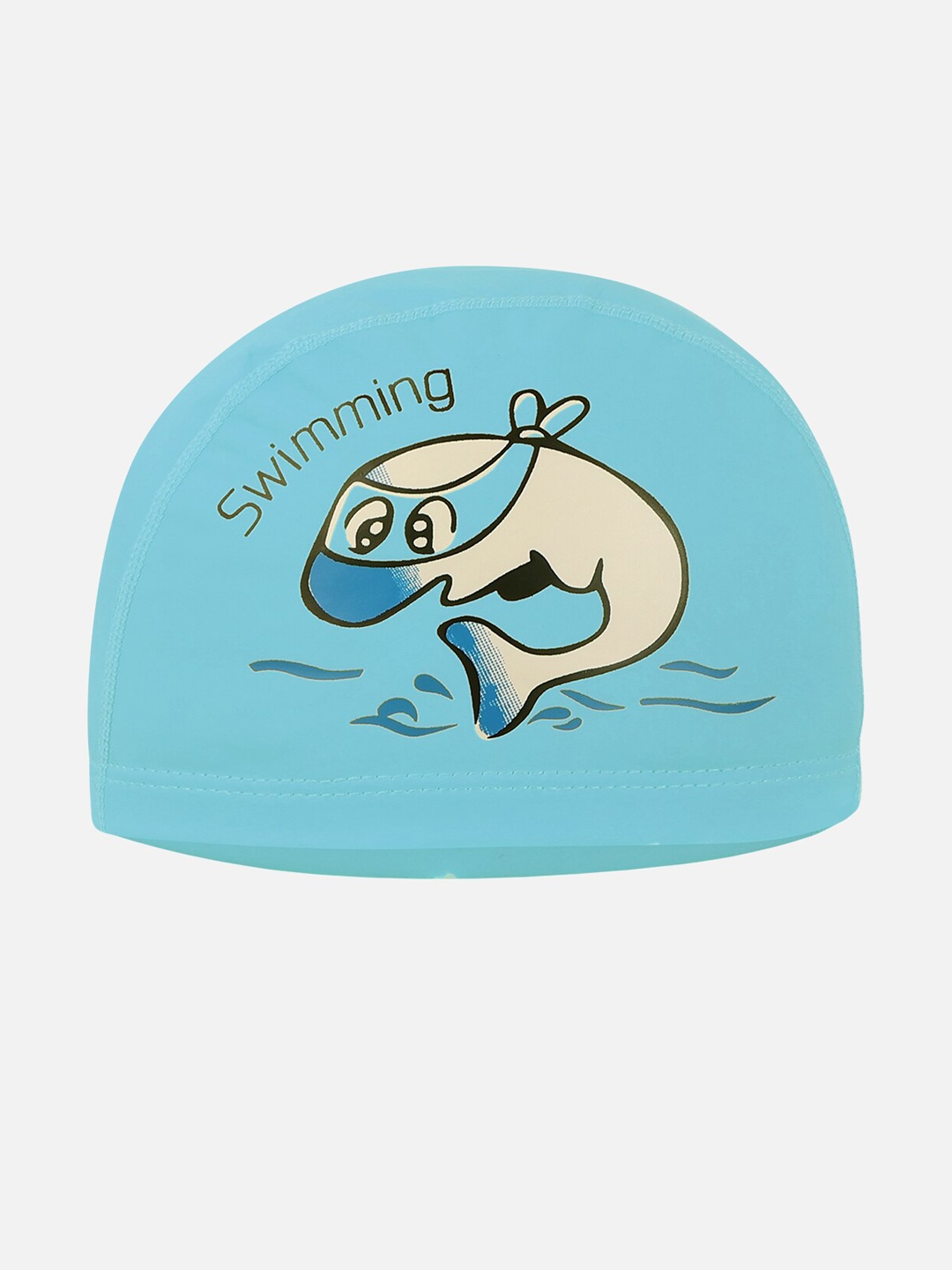 

PASSION PETALS Kids Printed Waterproof Swimwear Cap, Blue