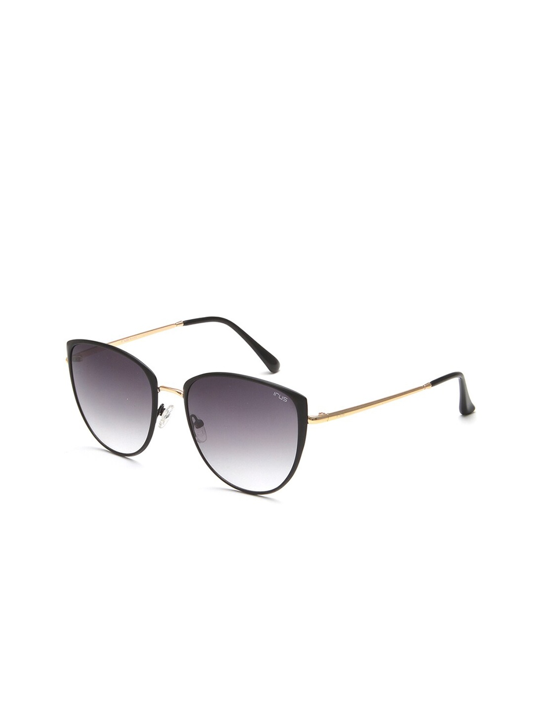 

IRUS by IDEE Women Cateye Sunglasses with UV Protected Lens IRS1182C1SG, Grey