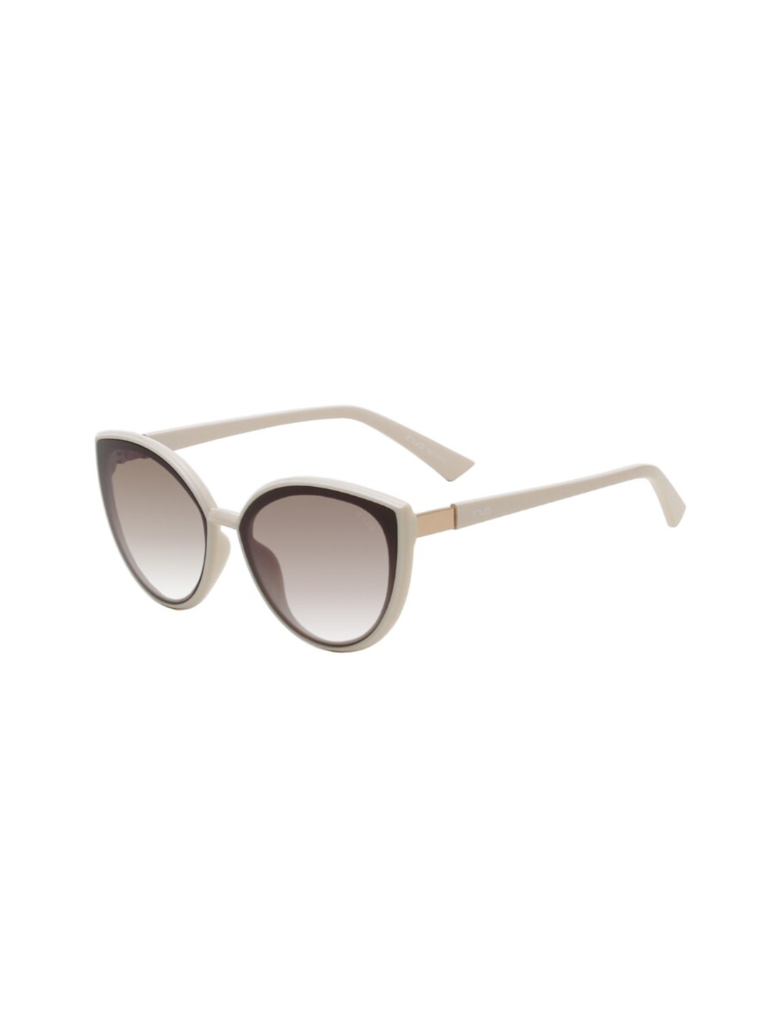 

IRUS by IDEE Women Cateye Sunglasses with UV Protected Lens IRS1169C4SG, Brown