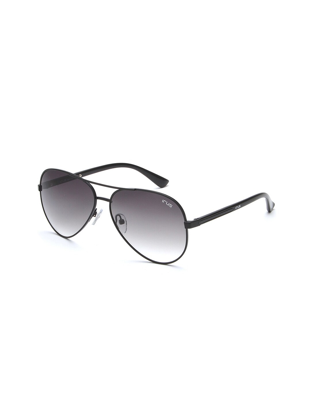 

IRUS by IDEE Men Aviator Sunglasses with UV Protected Lens IRS1163C2SG, Black