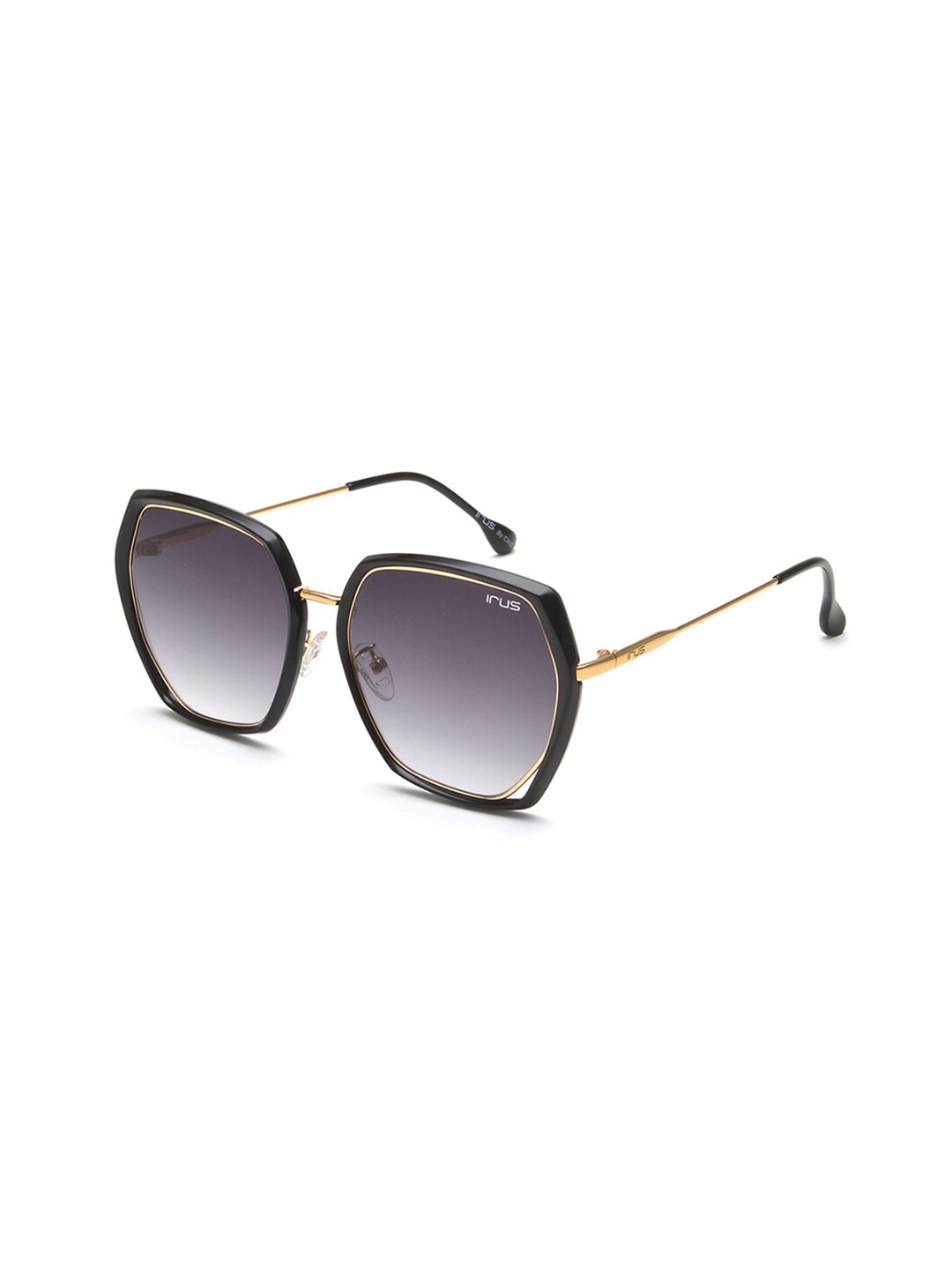 

IRUS by IDEE Women Square Sunglasses with UV Protected Lens IRS1187C1SG, Grey