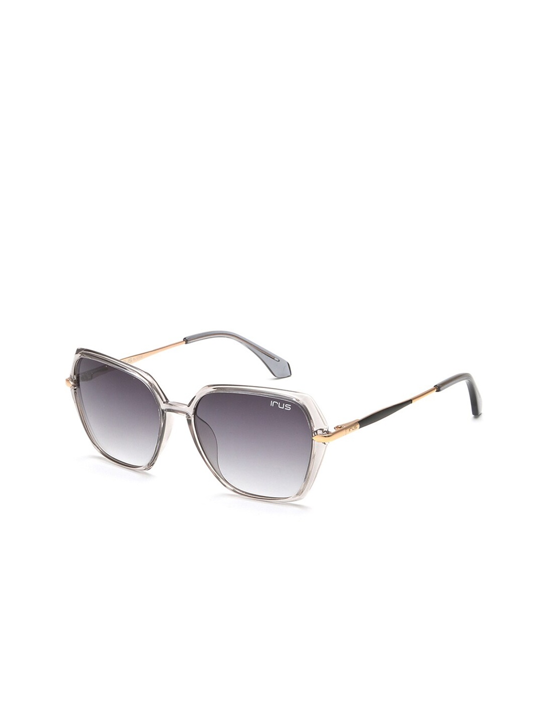 

IRUS by IDEE Women Square Sunglasses with UV Protected Lens IRS1186C4SG, Grey
