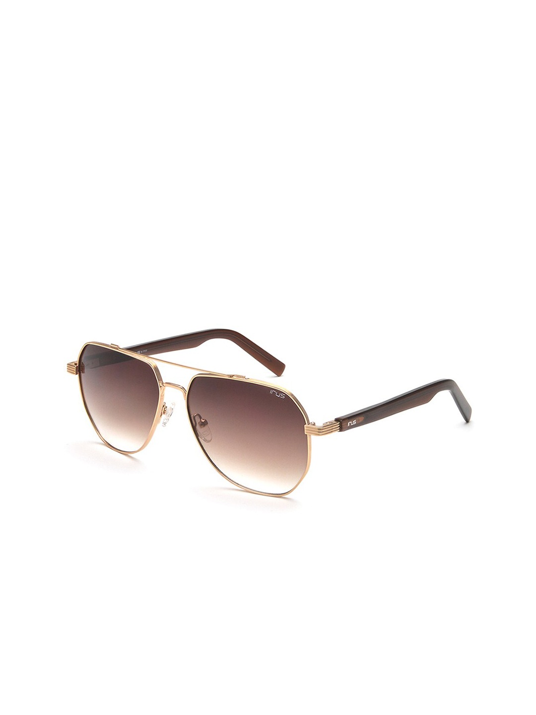 

IRUS by IDEE Men Lens & Aviator Sunglasses With UV Protected Lens IRS1179C1SG, Gold