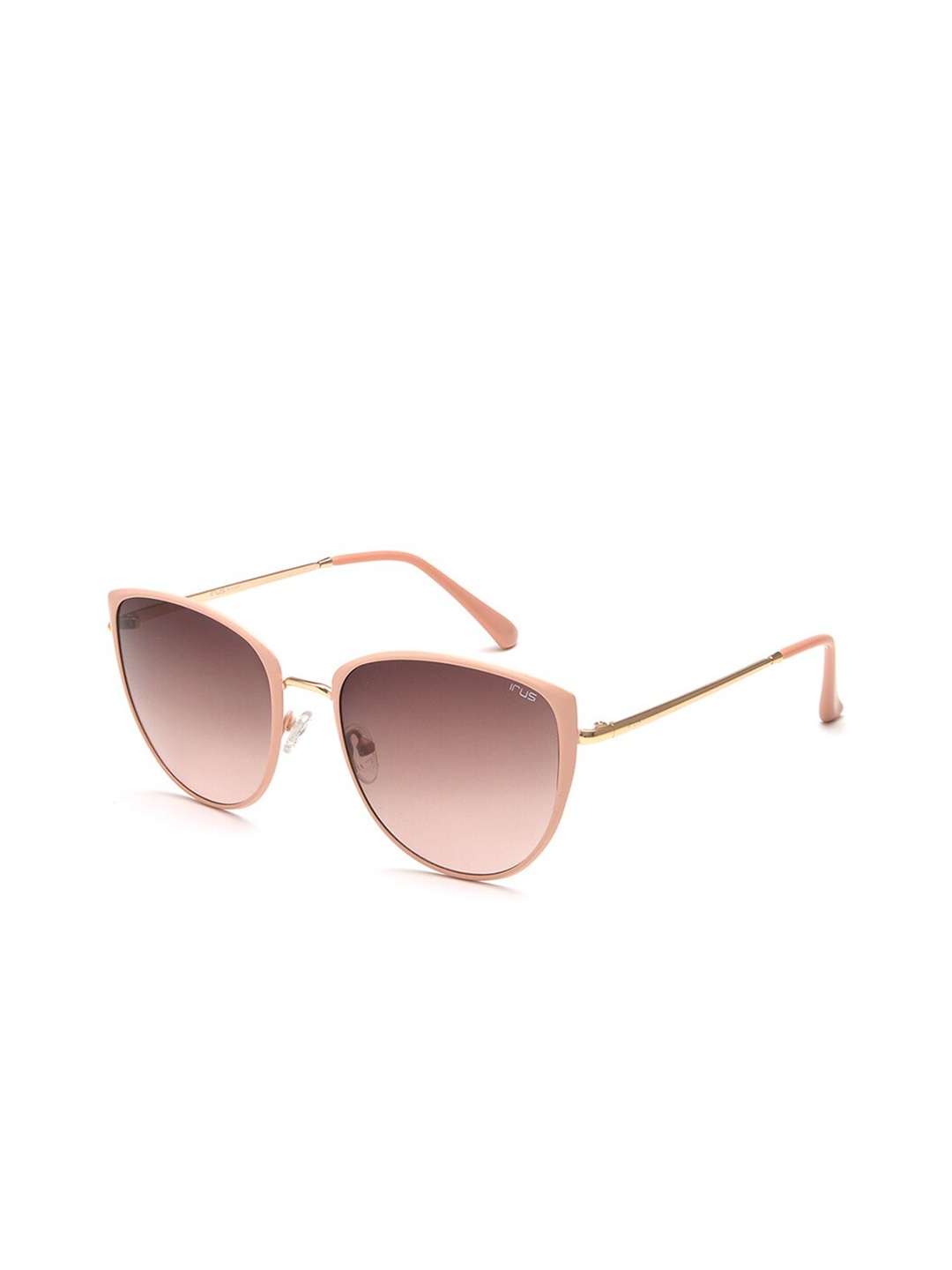 

IRUS by IDEE Women Lens & Cateye Sunglasses With UV Protected Lens IRS1182C2SG, Brown