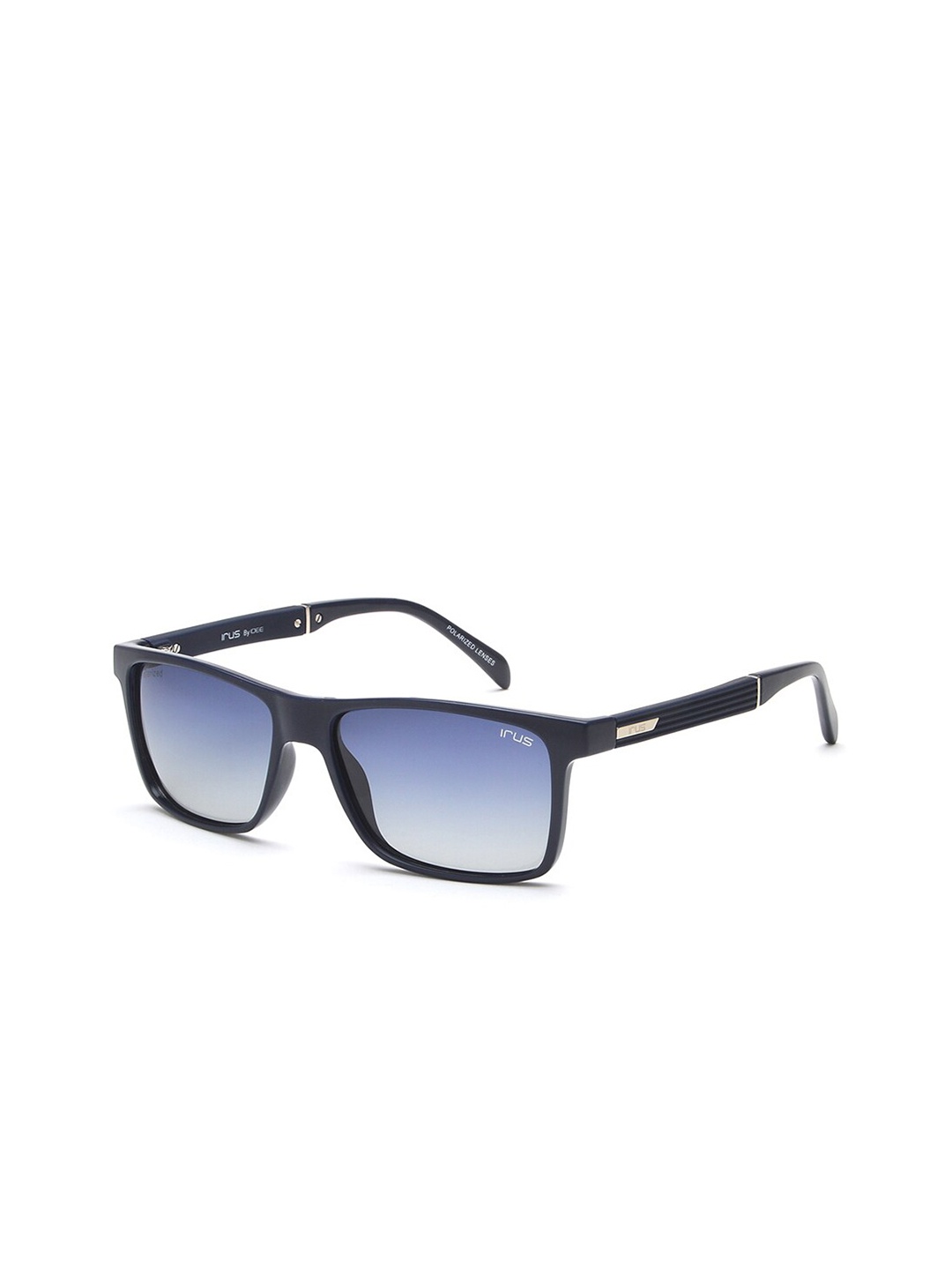 

IRUS by IDEE Men Lens & Rectangle Sunglasses With Polarised UV Protected Lens IRS1199C4PSG, Blue