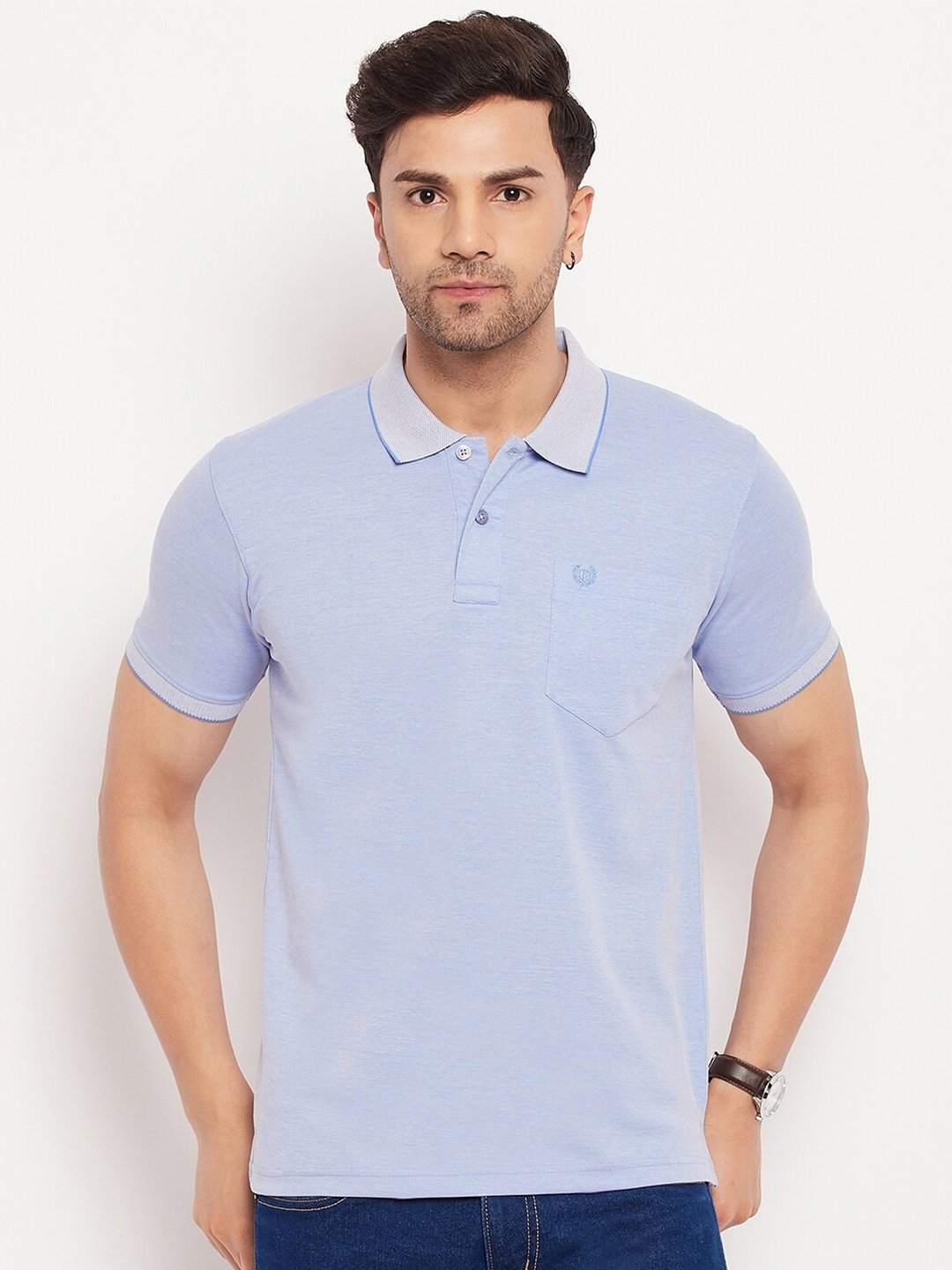 

Duke Polo Collar T-shirt, Blue