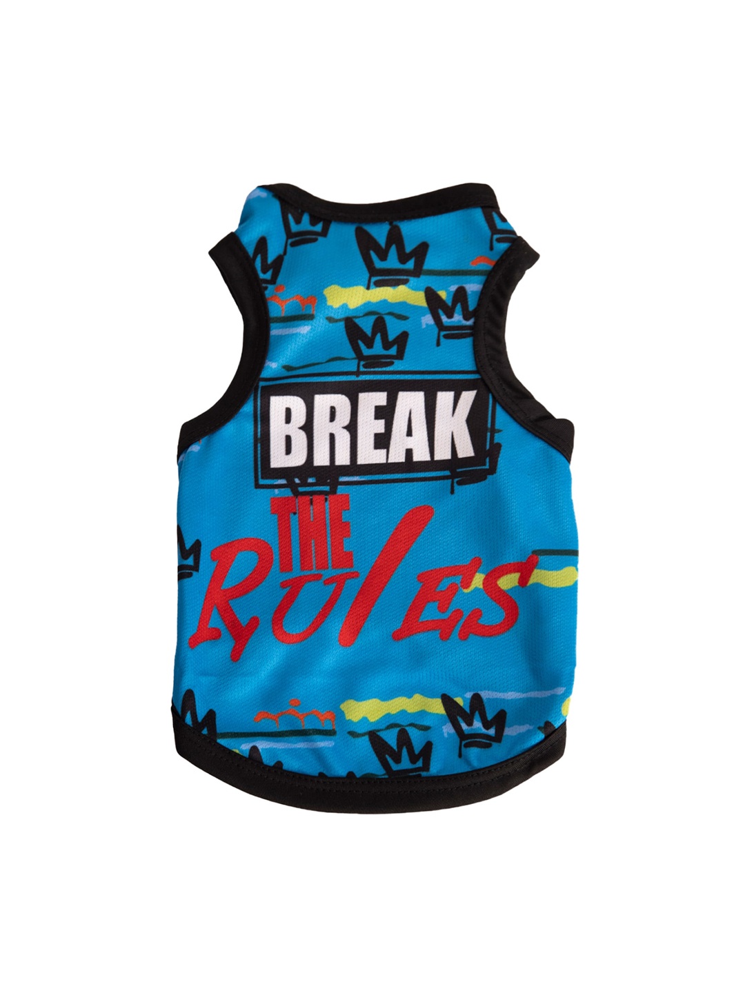 

Lulala Printed Breathable Dog T-shirt, Turquoise blue