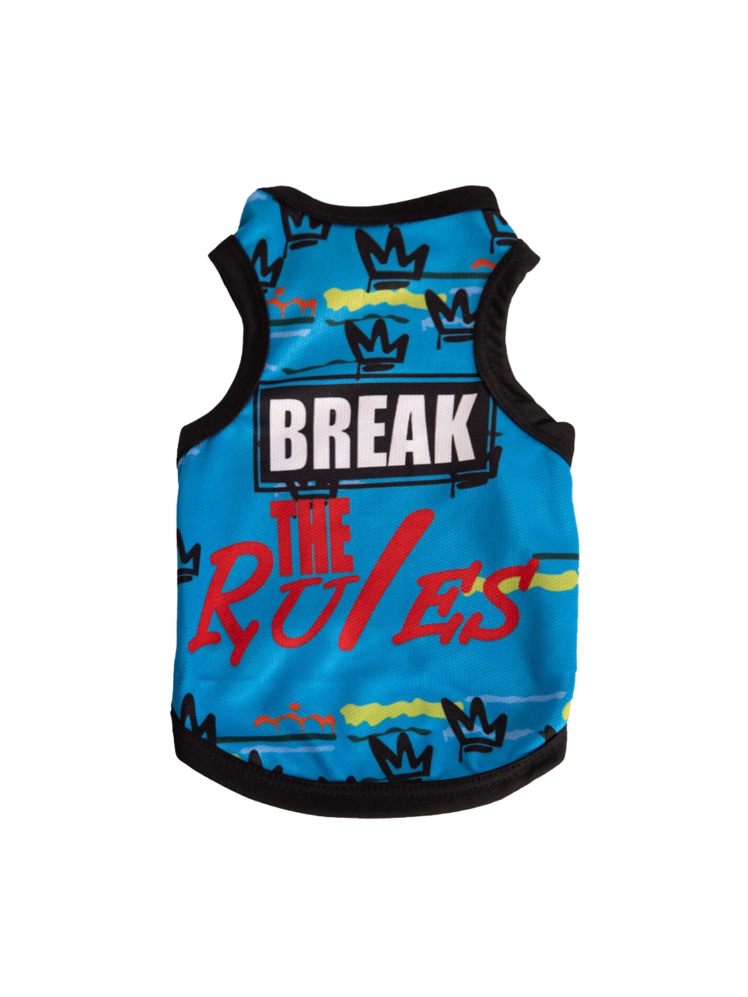 

Lulala Printed Breathable Dog T-shirt, Turquoise blue