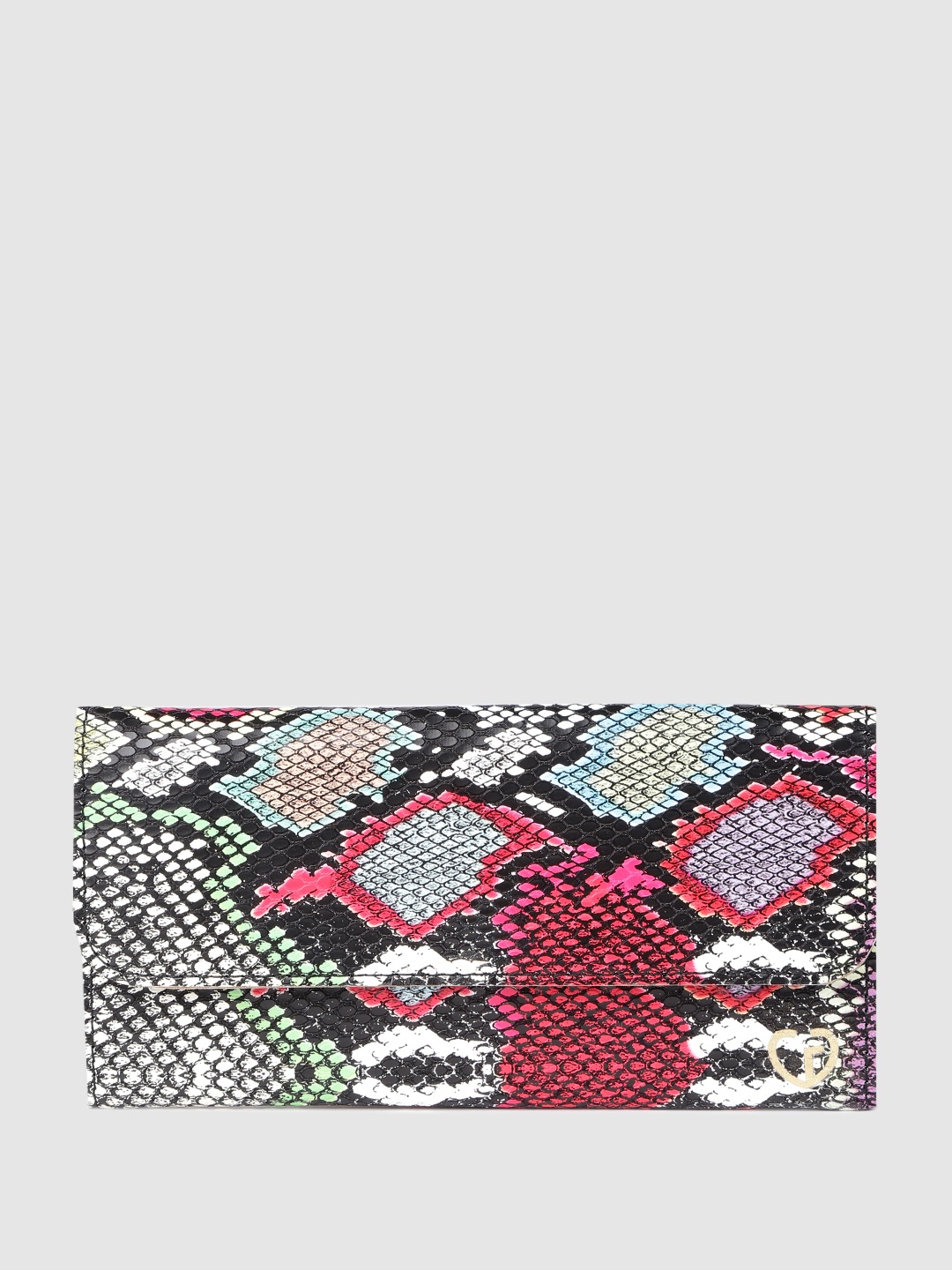 

Caprese Women Python Printed Two Fold Wallet, Multi