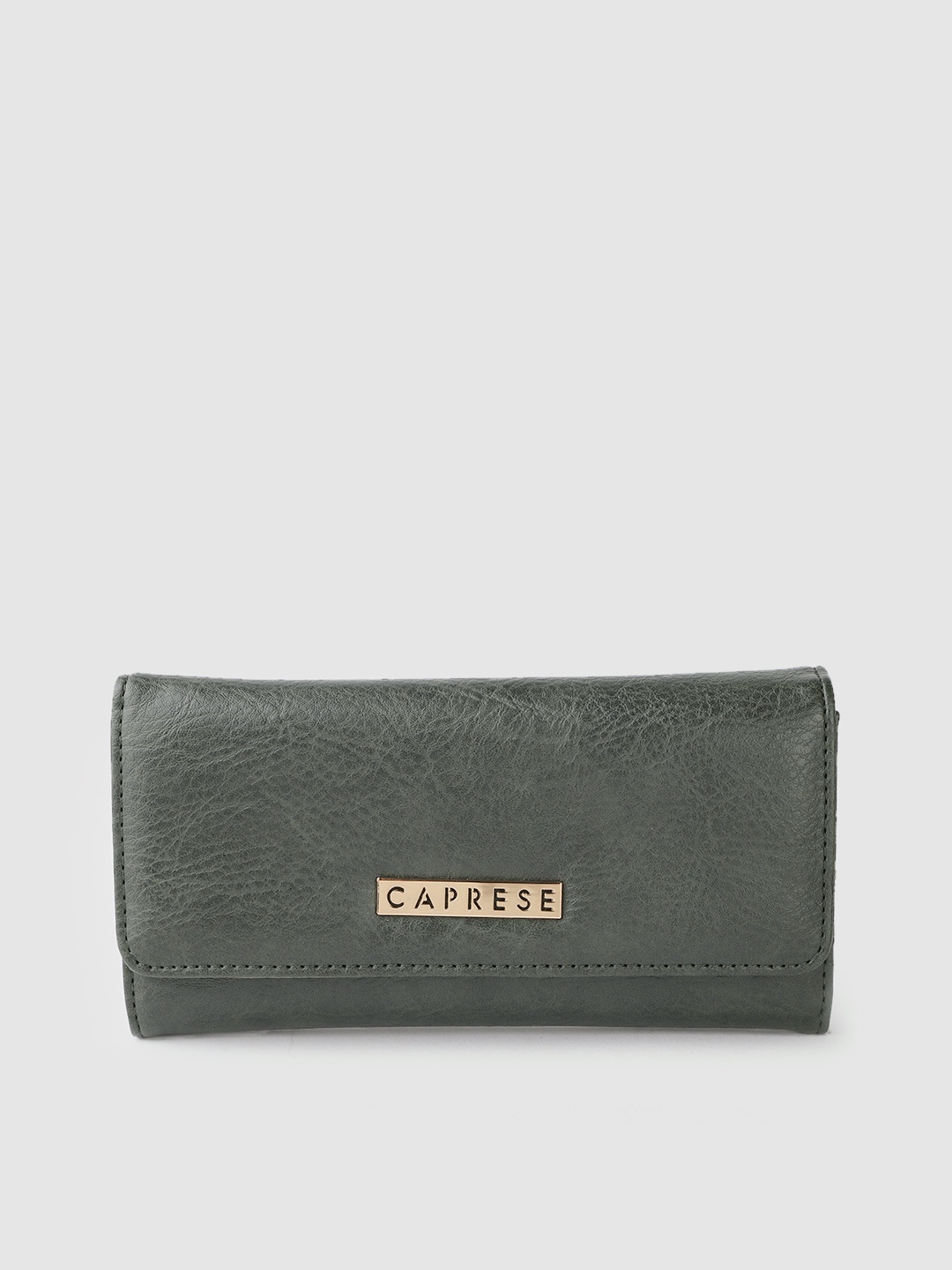 

Caprese Women Three Fold Wallet, Olive