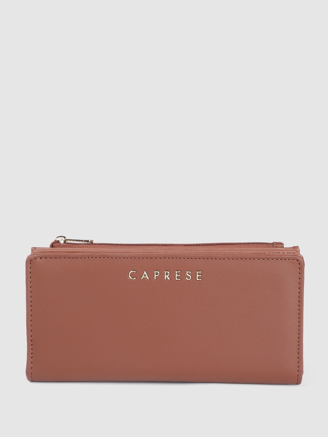 

Caprese Women Solid Two Fold Wallet, Burgundy