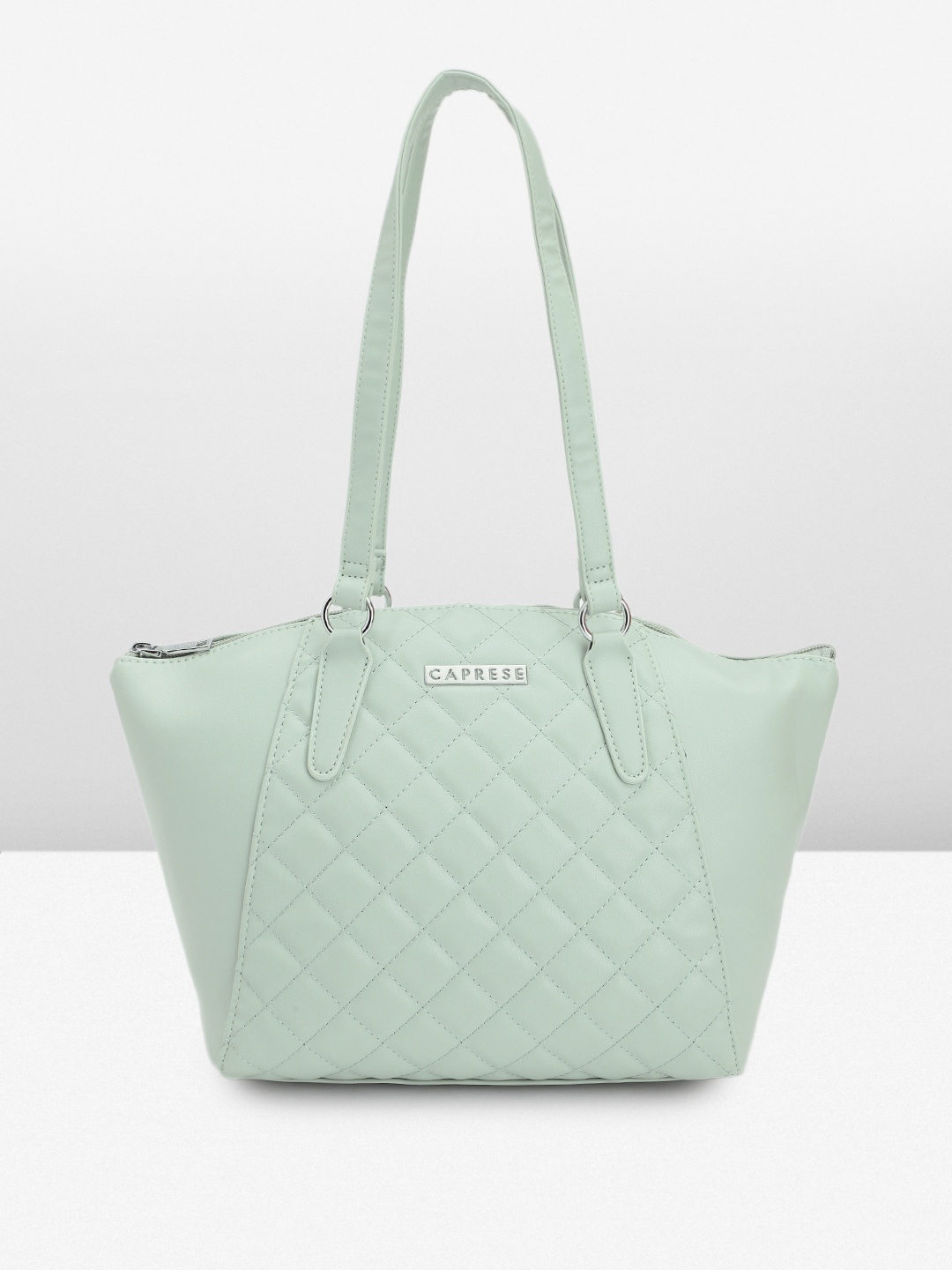 

Caprese Women Quilted Shoulder Bag, Sea green