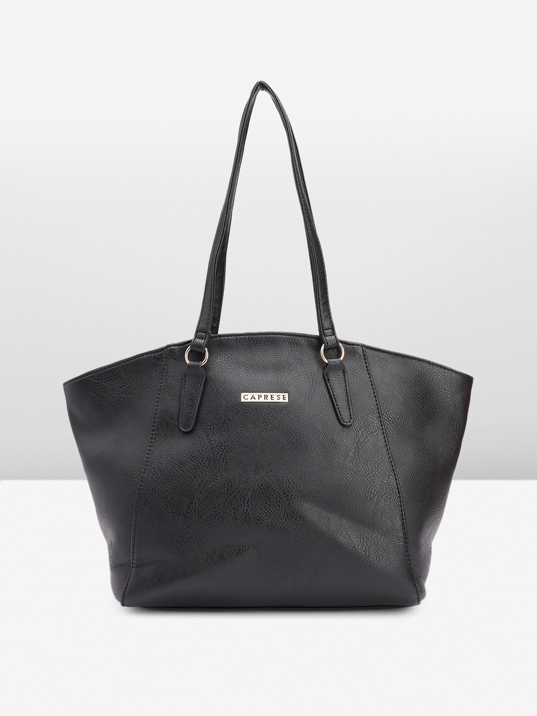 

Caprese Abstract Textured Shoulder Bag, Black