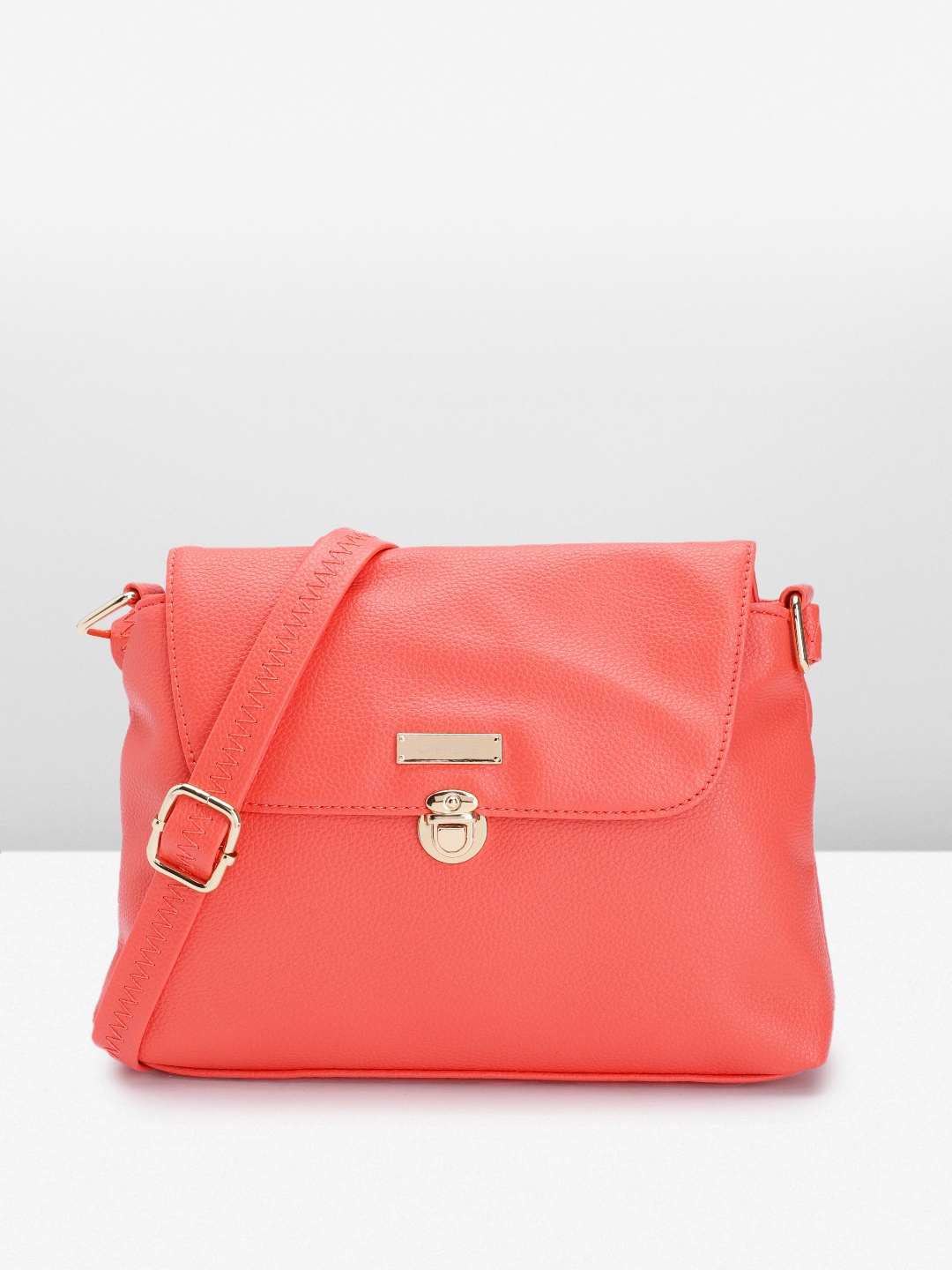 

Caprese Structured Sling Bag, Red