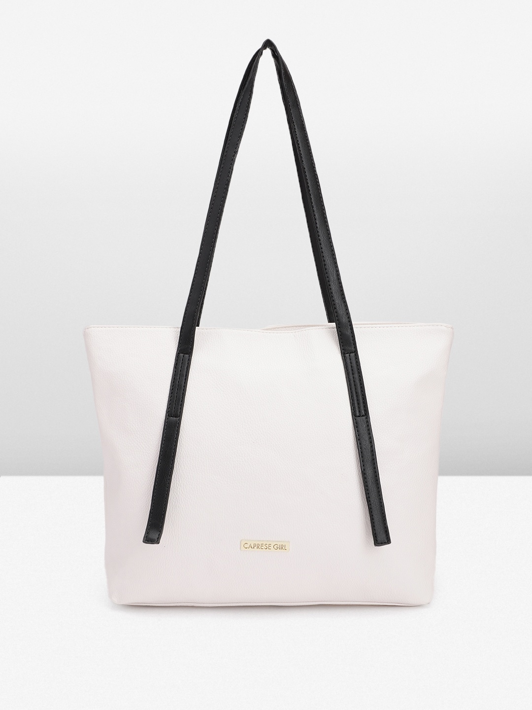 

Caprese Structured Shoulder Bag, Cream