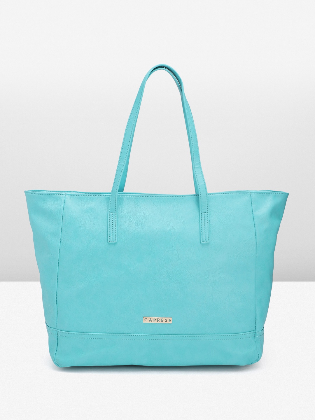 

Caprese Shopper Tote Bag, Turquoise blue