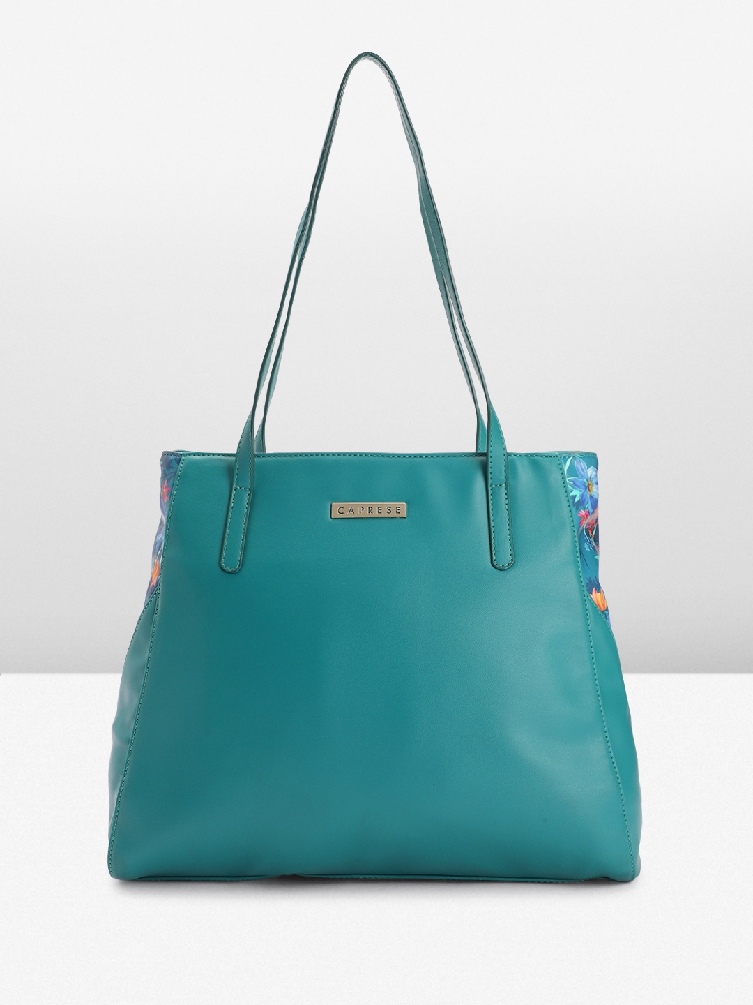 

Caprese Structured Shoulder Bag, Teal