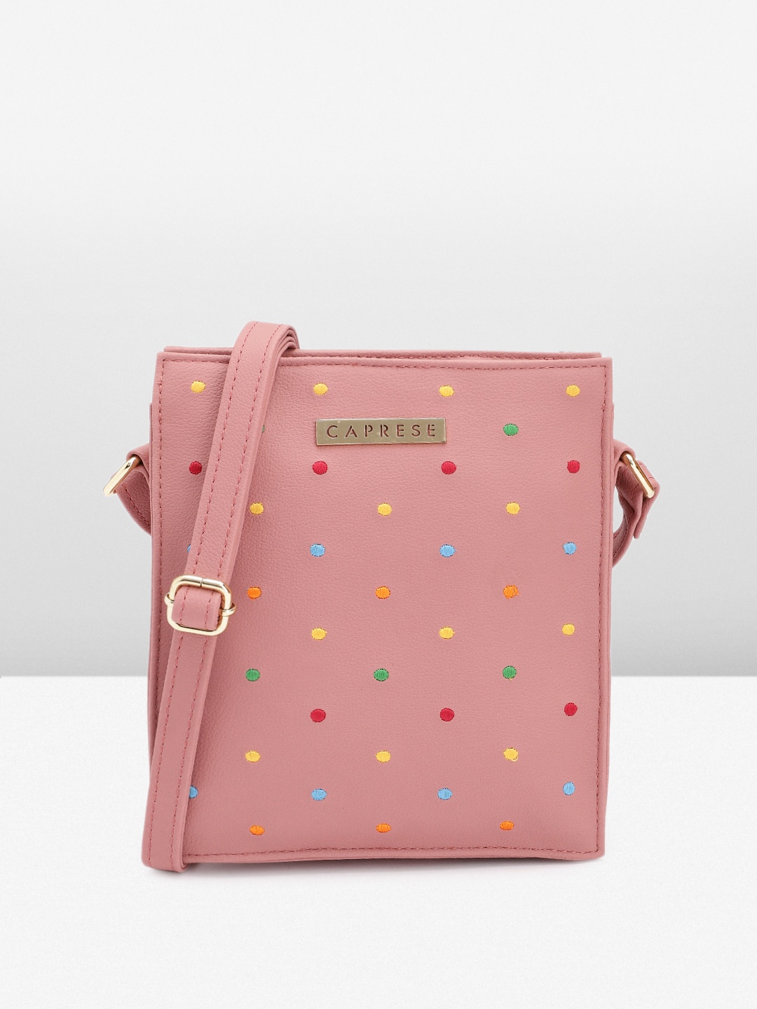 

Caprese Structured Sling Bag, Rose