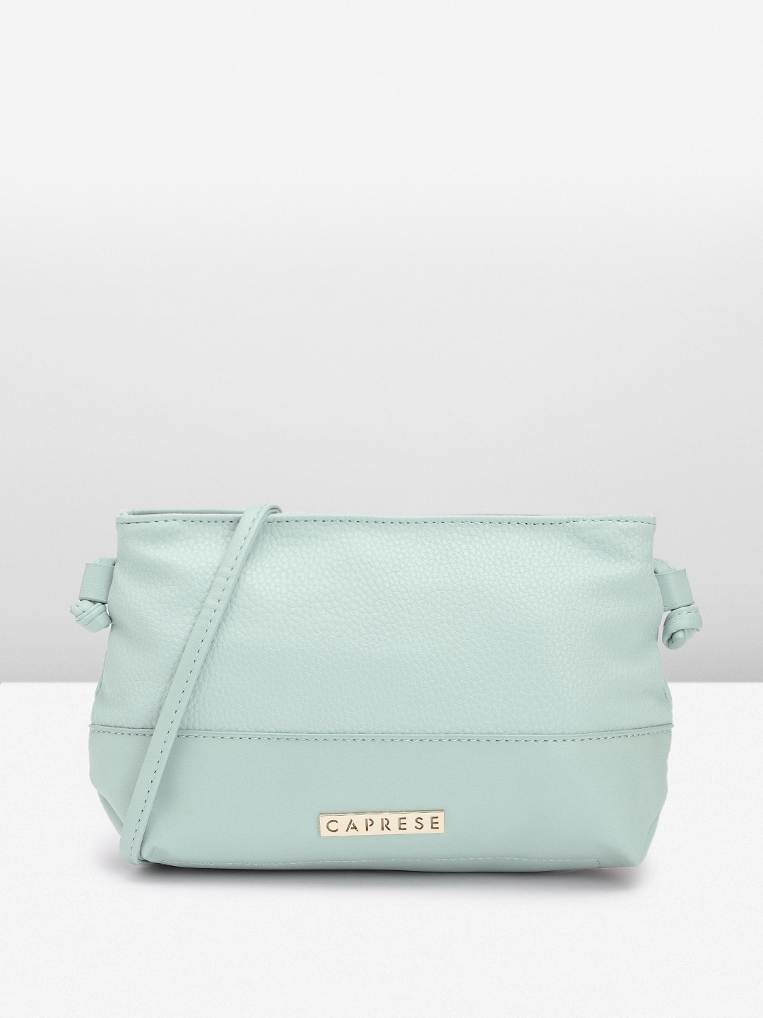 

Caprese Women Solid Sling Bag, Sea green