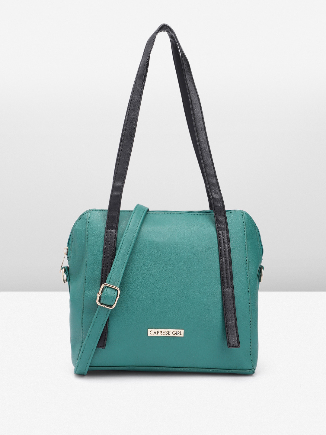 

Caprese Light Textured Regular Structured Shoulder Bag, Teal