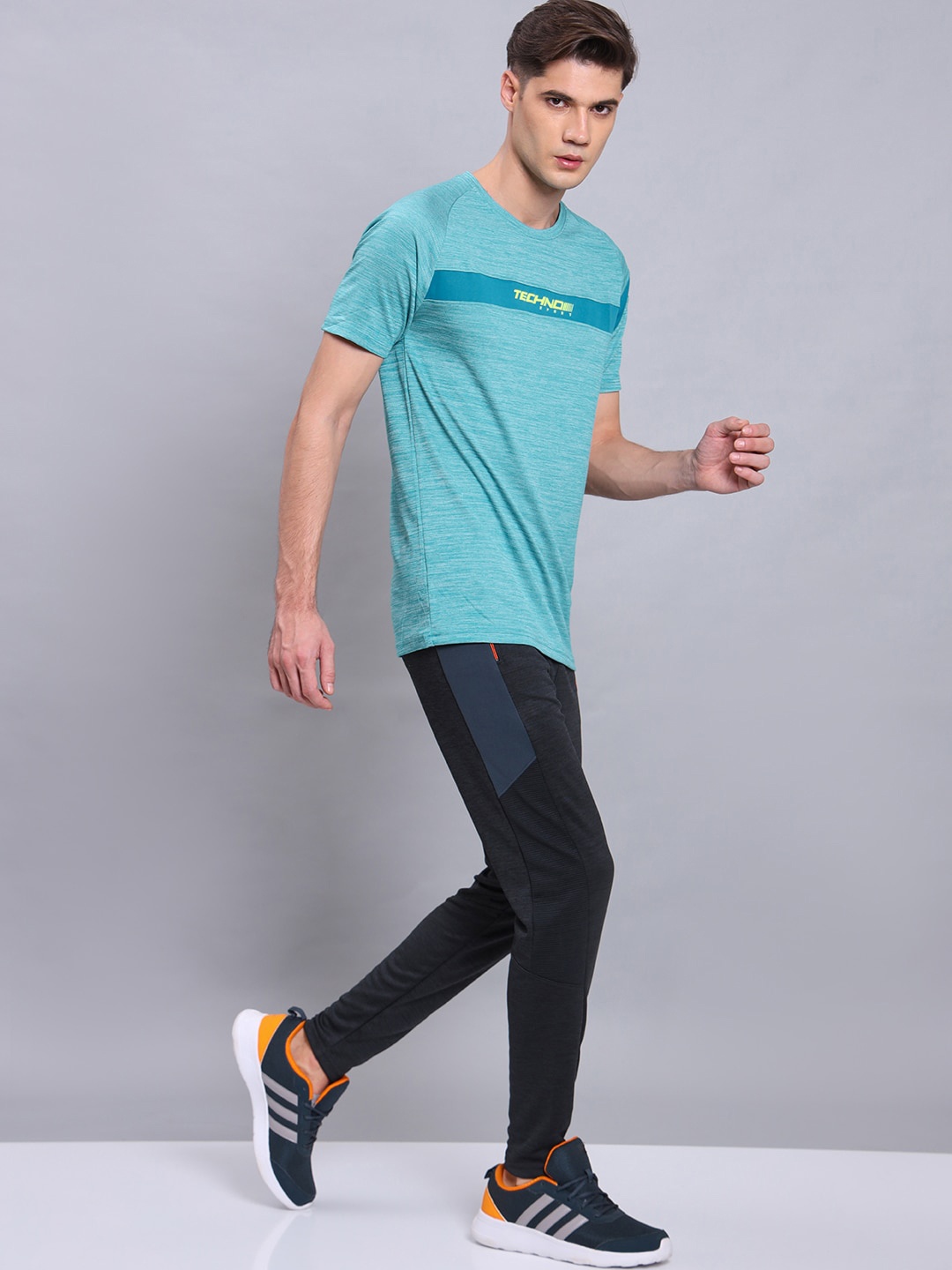 

Technosport Antimicrobial Slim Fit Sports T-shirt, Teal