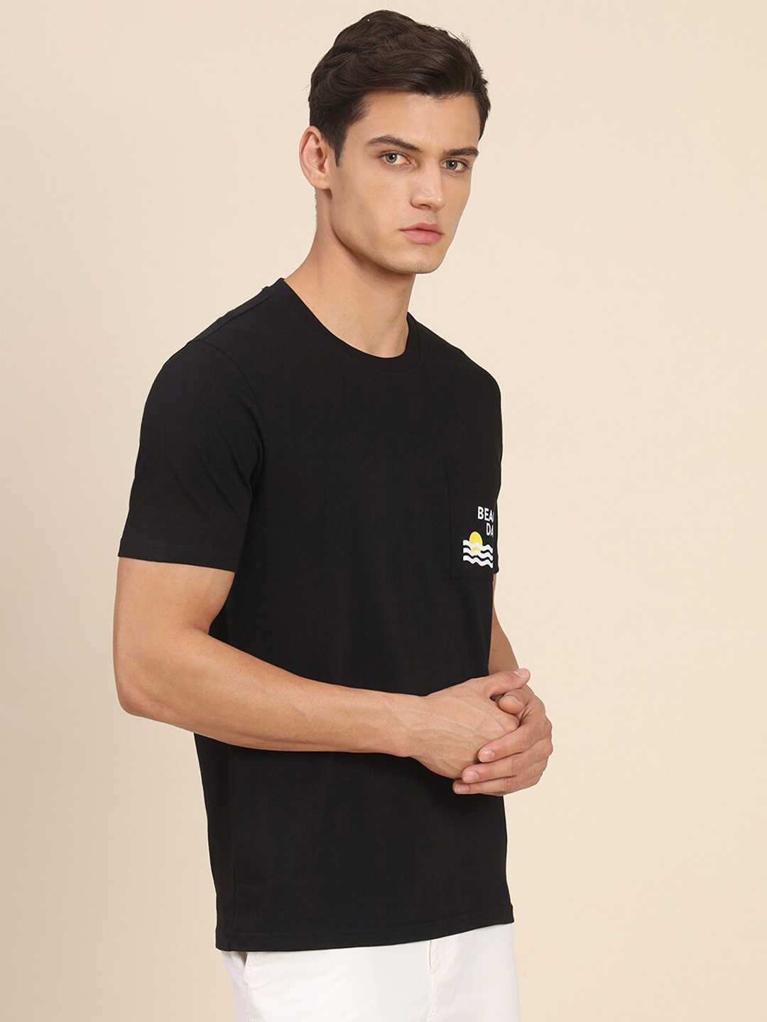 

Dennis Lingo Round Neck T-shirt, Black