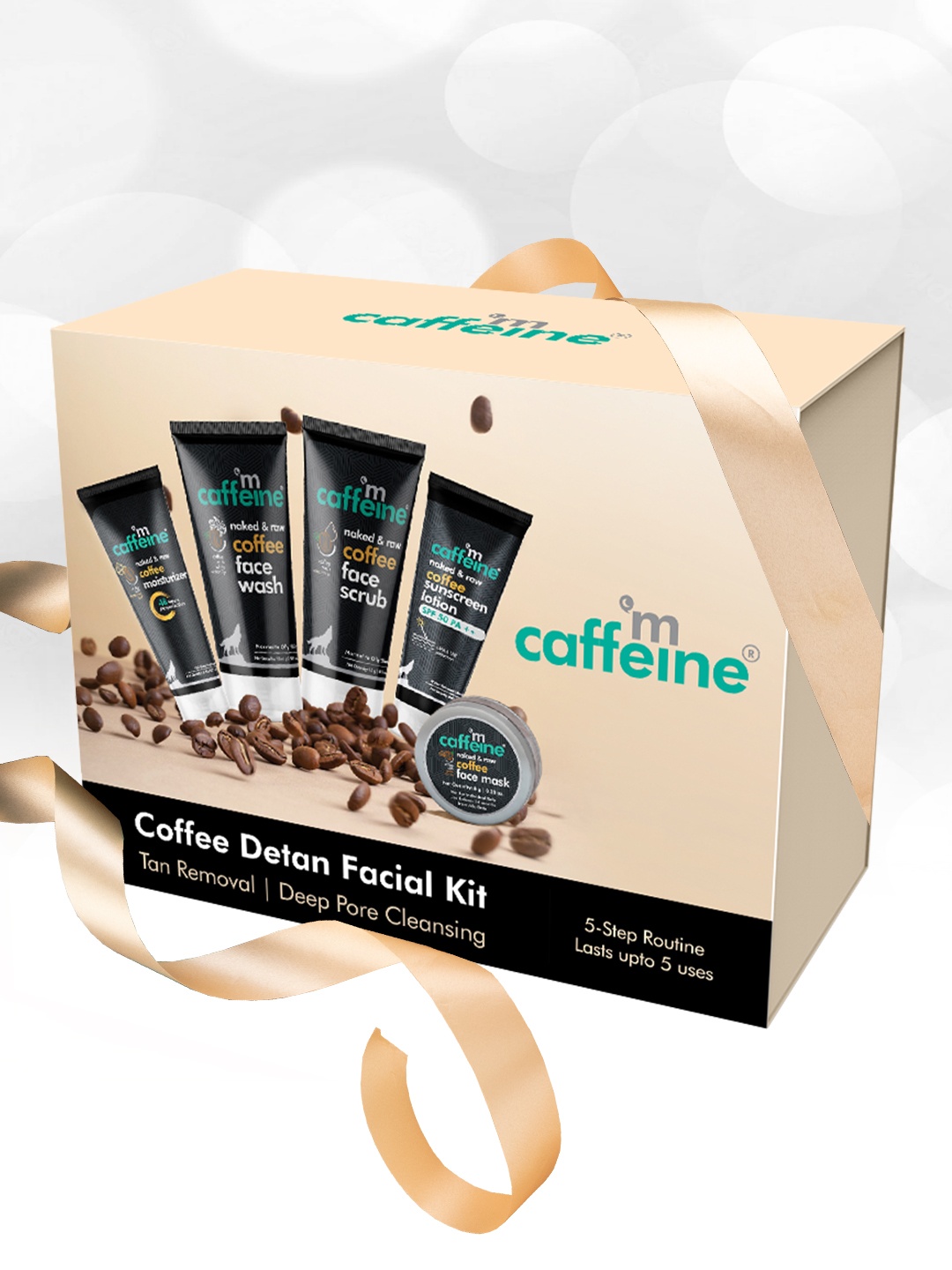 

MCaffeine Coffee De-Tan Facial Kit, Grey