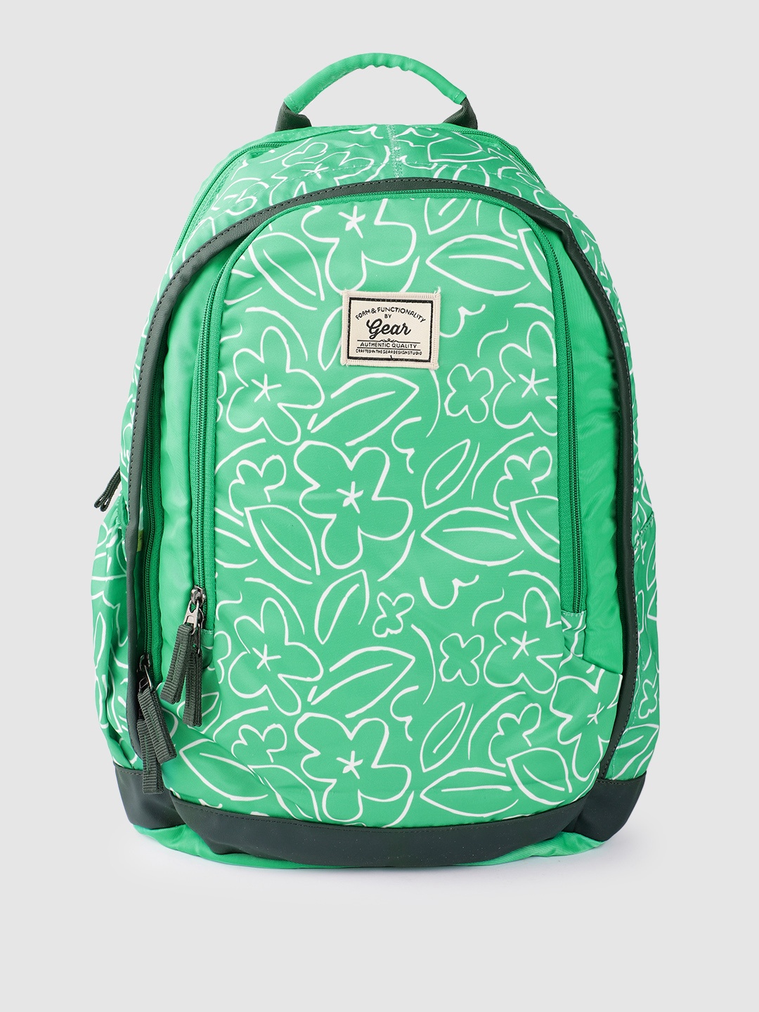 

Gear Unisex Floral Printed Backpack 32L, Green