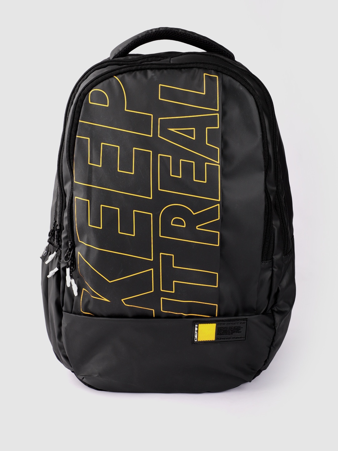 

Gear Unisex Typography Printed Backpack 36L, Black