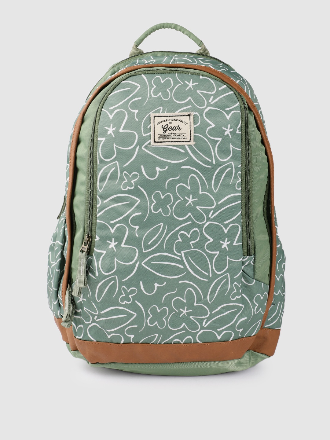 

Gear Unisex Floral Printed Backpack 32L, Olive