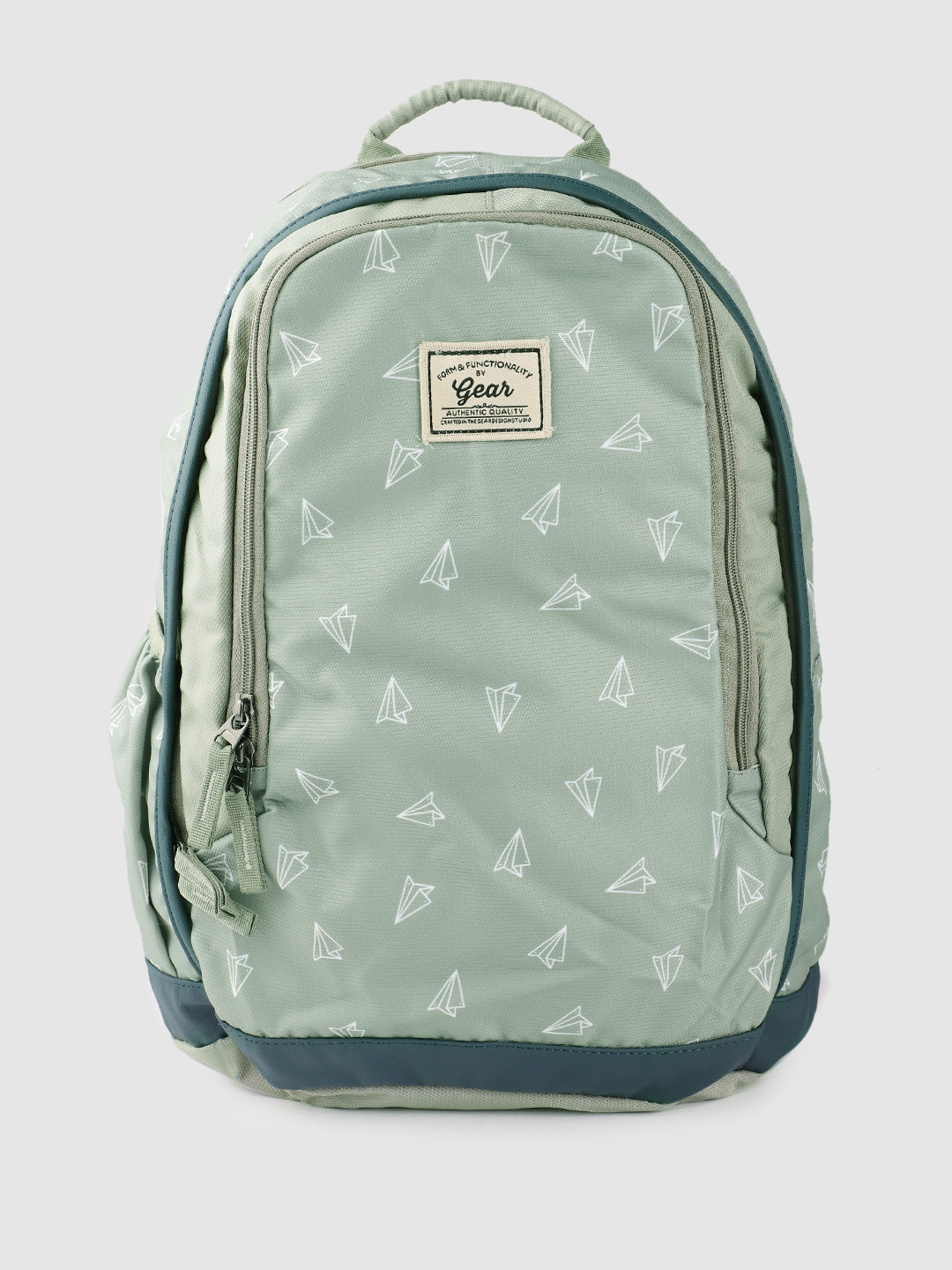 

Gear Unisex Geometric Print Backpack - 35L, Green