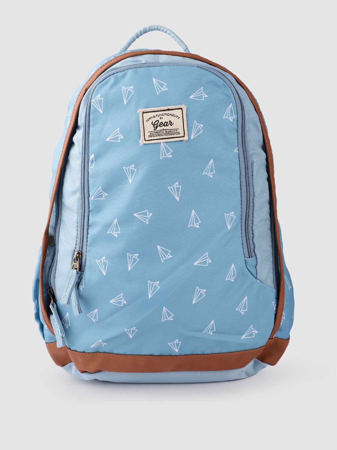 

Gear Unisex Geometric Print Backpack - 35L, Blue