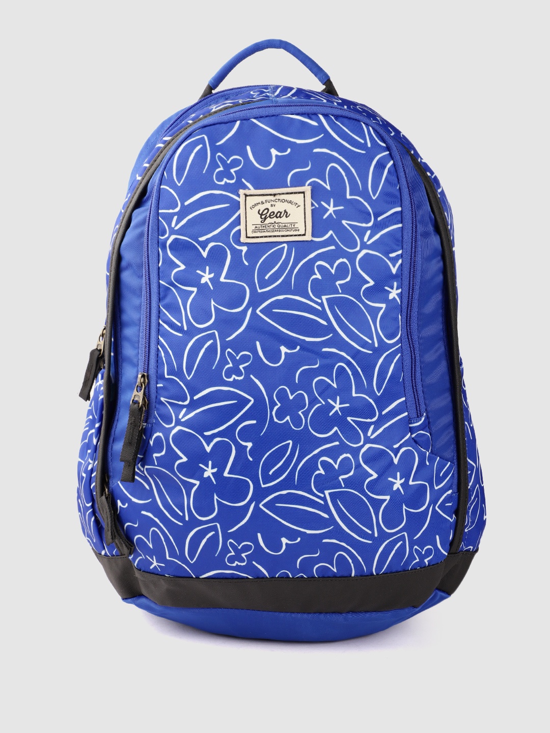 

Gear Unisex Geometric Print Backpack - 31 Ltr, Blue