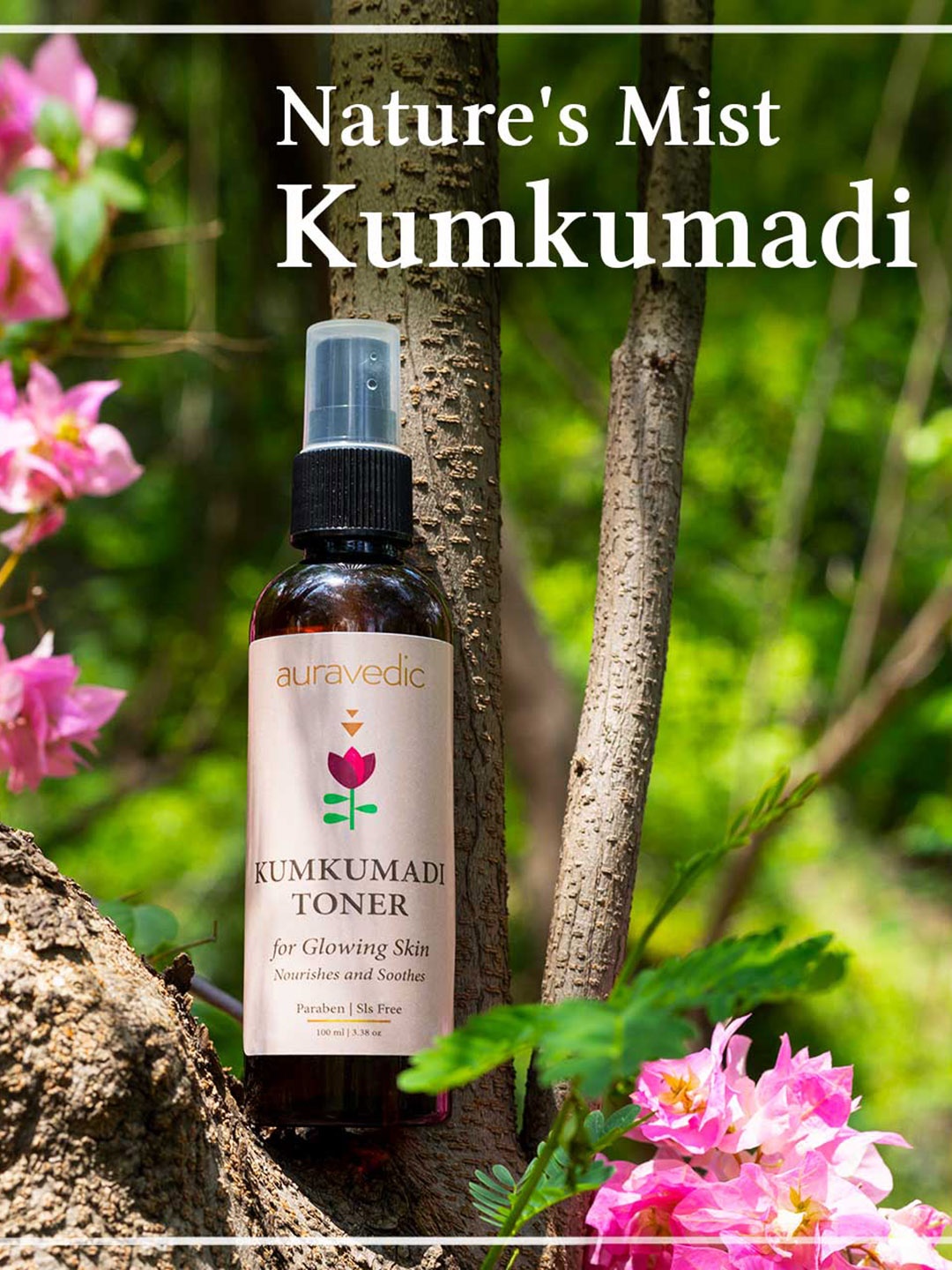 

Auravedic Kumkumadi Toner For Glowing Skin 100ml, Orange