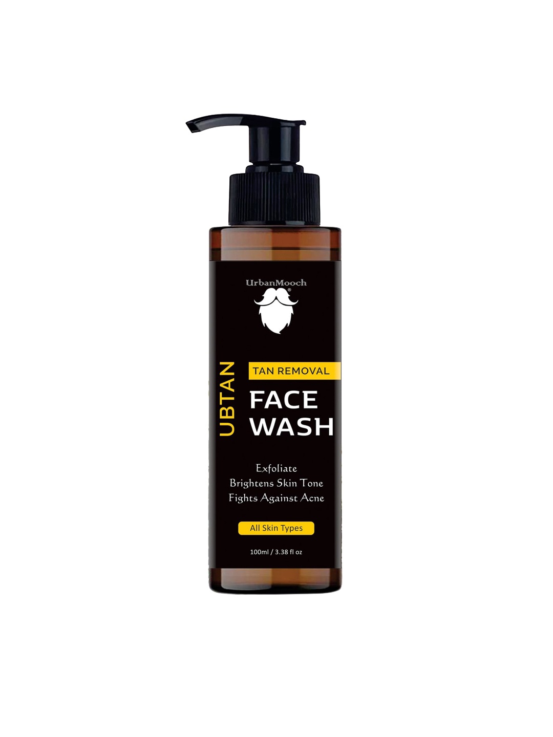 

UrbanMooch Men Ubtan Tan Removal Face Wash-100ml, Yellow