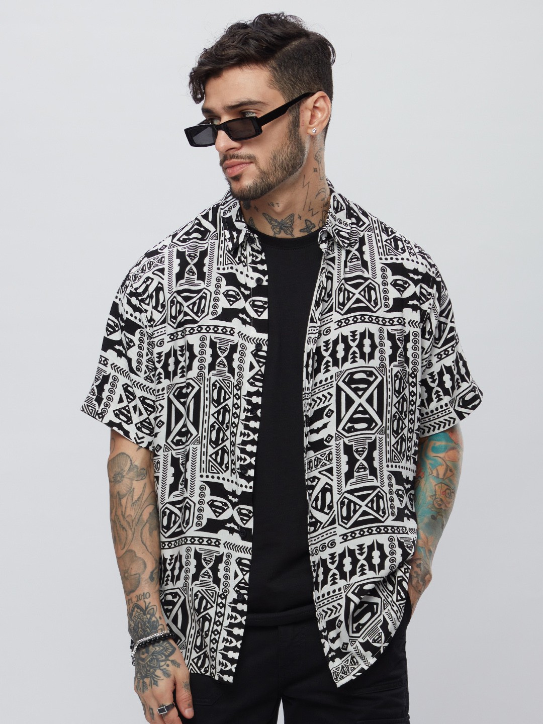 

The Souled Store White Standard Graphic Printed Casual Shirt