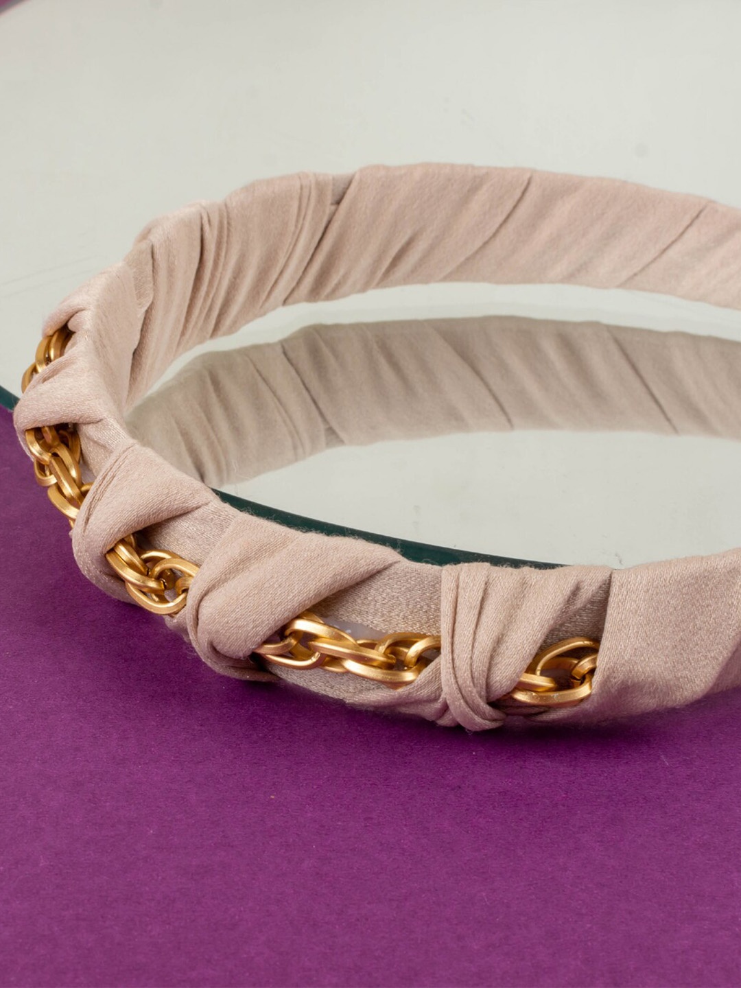 

Jewelz Women Embellished Hairband, Cream