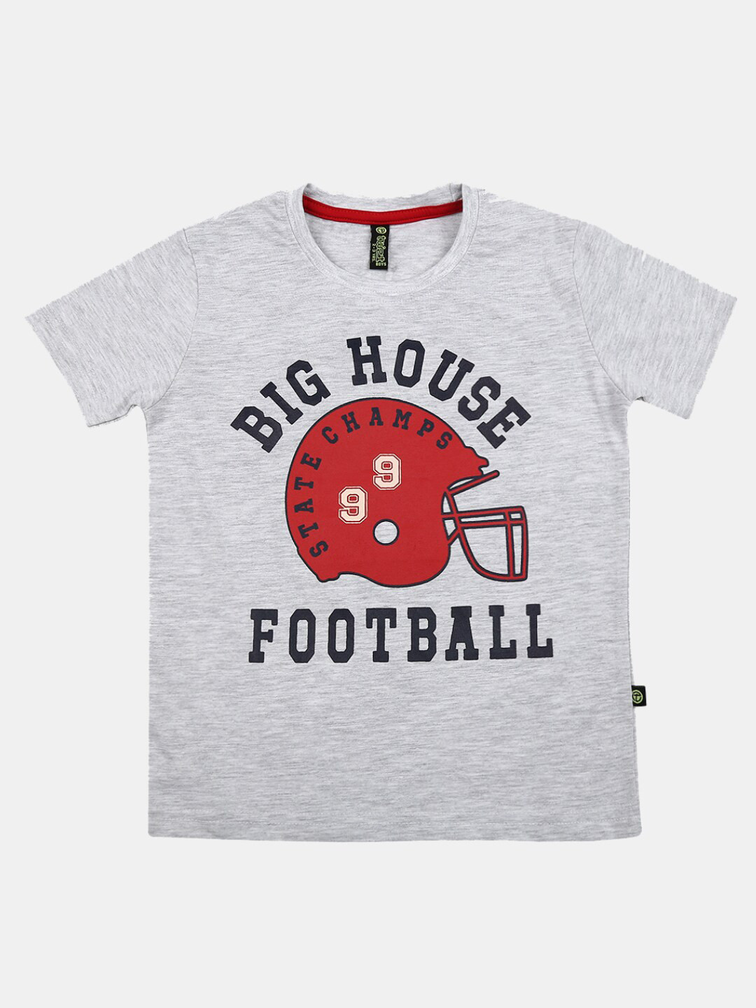 

V-Mart Boys Typography Round Neck Cotton T-shirt, Off white