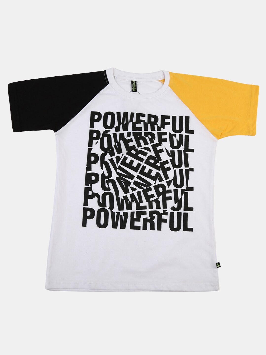 

V-Mart Typography Round Neck Cotton T-shirt, White