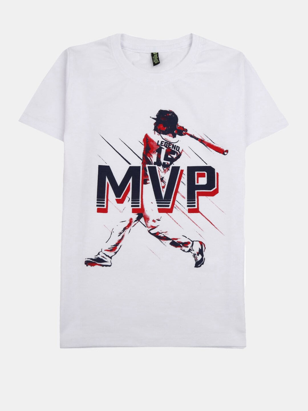 

V-Mart Boys Typography Round Neck Cotton T-shirt, White