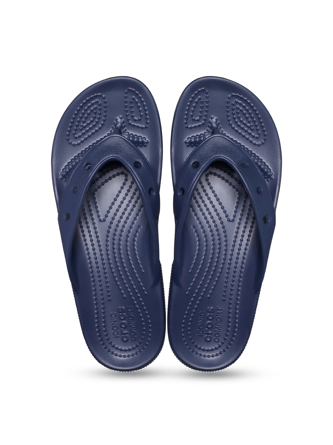 

Crocs Textured Thong Flip-Flops, Navy blue