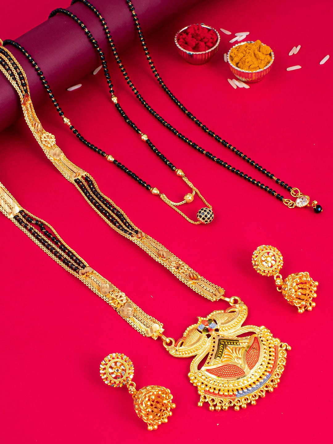 

Sukkhi Gold-Plated Mangalsutra Set
