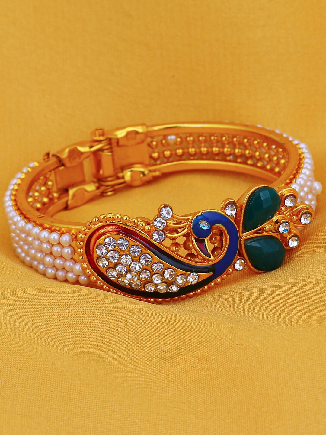 

Sukkhi Women Gold-Plated Kada Bracelet