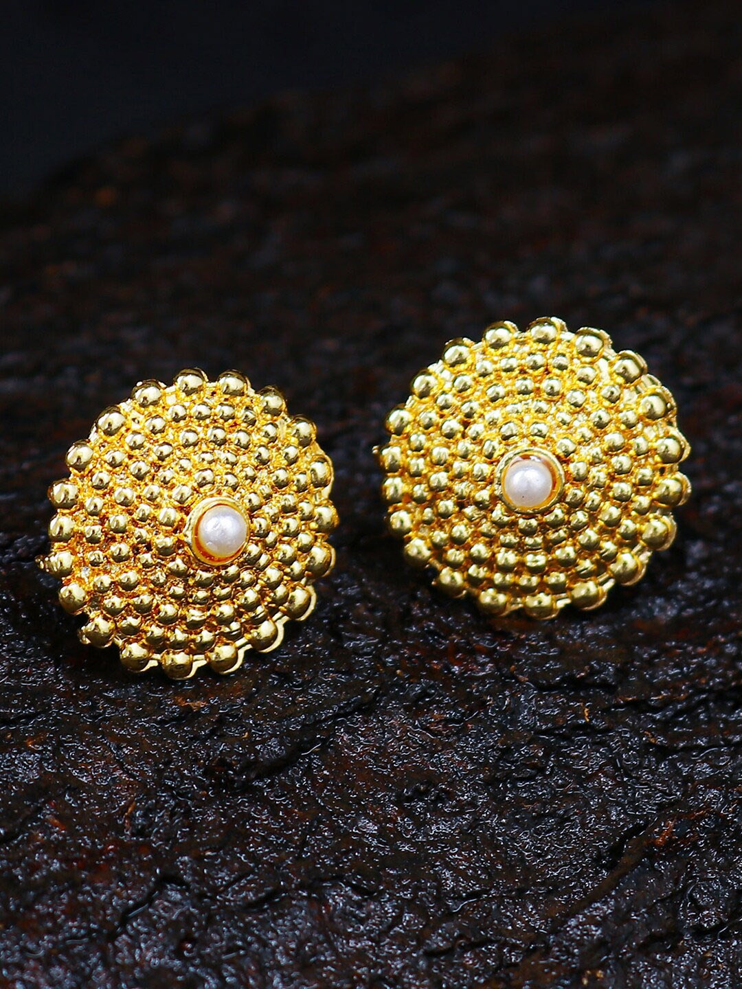 

Sukkhi Gold-Plated Contemporary Studs Earrings