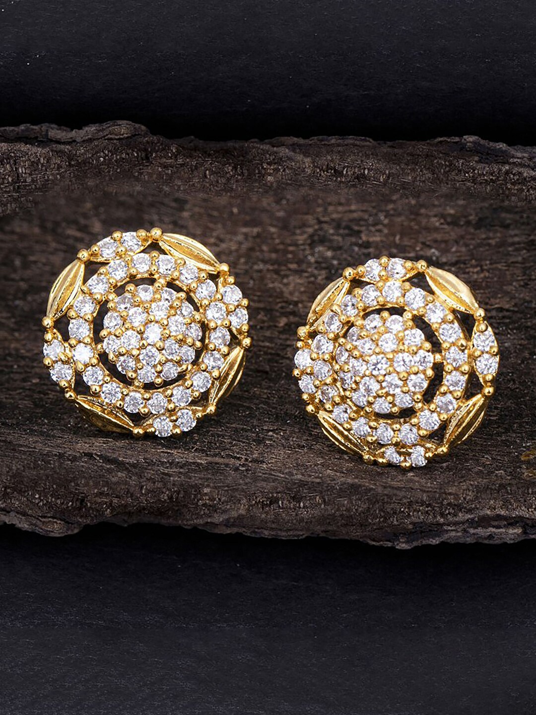 

Sukkhi Gold-Plated Contemporary Studs Earrings