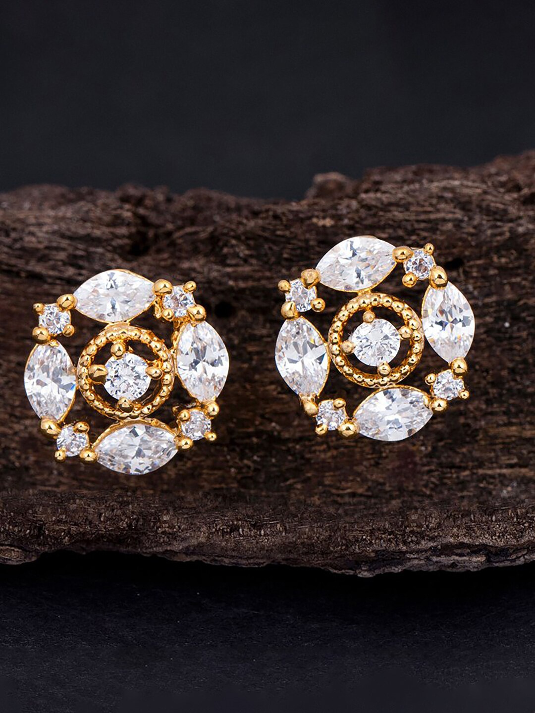 

Sukkhi Gold Plated Contemporary Studs Earrings