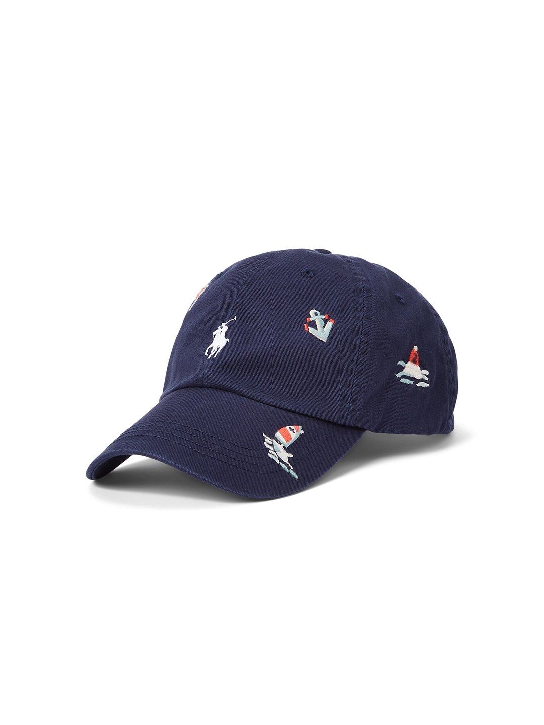 

Polo Ralph Lauren Men Navy Blue Embroidered Visor Cap