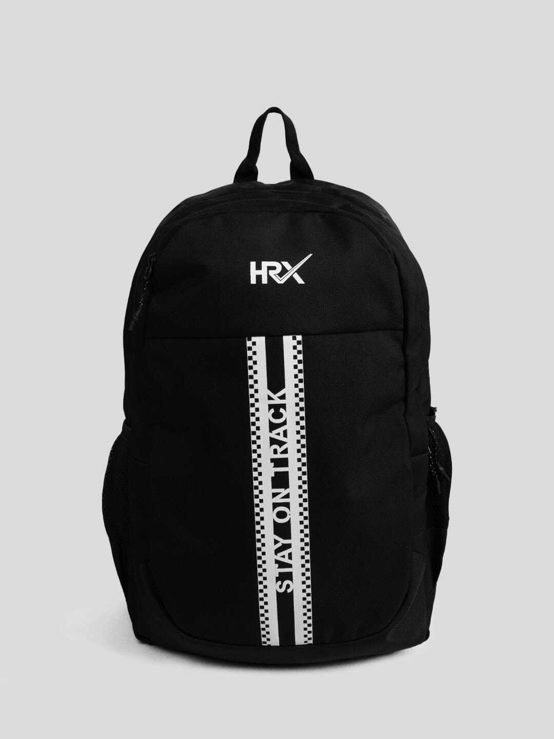 

HRX by Hrithik Roshan Typography Printed Medium Backpack, Black